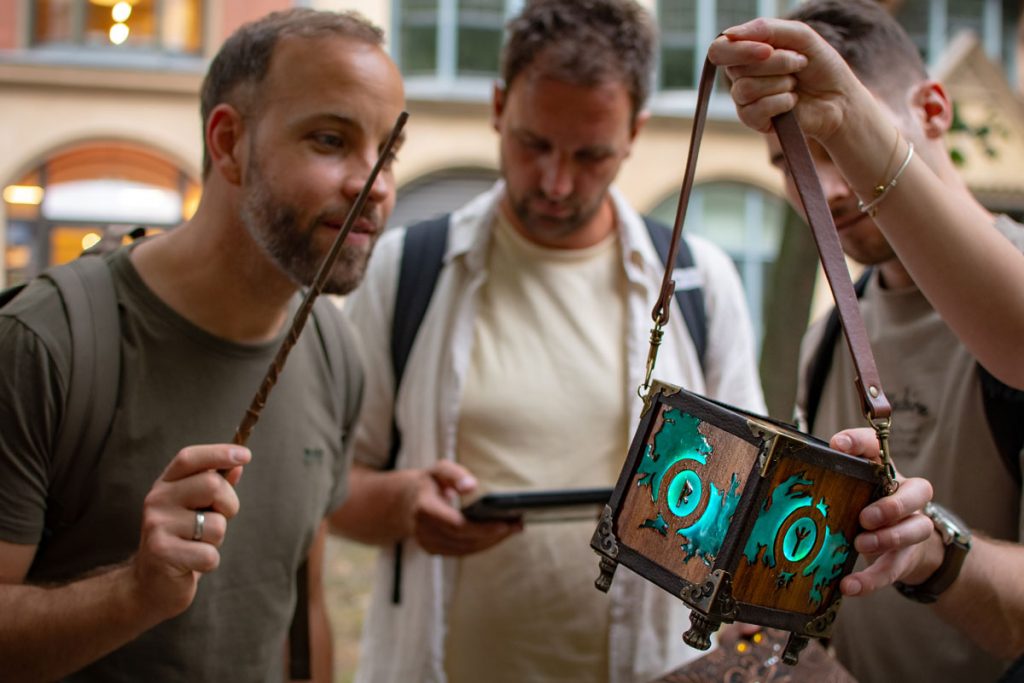 Zauberwürfel in Aktion